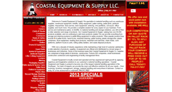 Desktop Screenshot of coastalequipandsupply.com